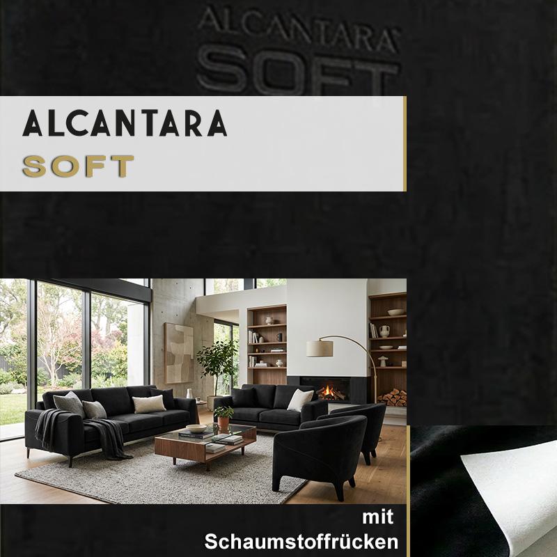ALCANTARA® SOFT | tiefschwarz
