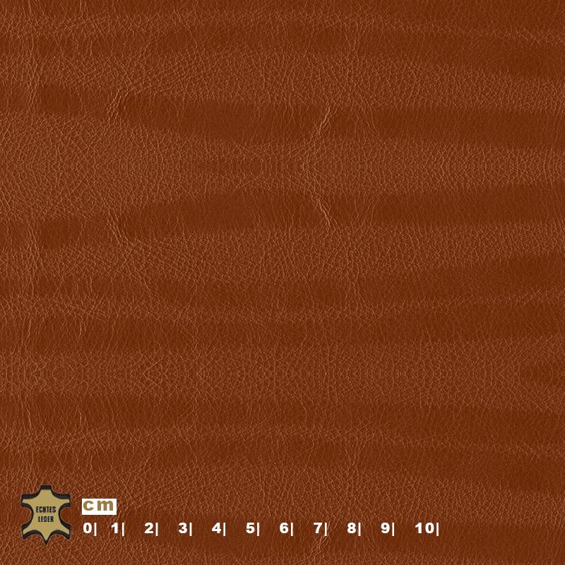 Design-Leder | Zebraoptik (Lederprägung Zebra) orange brown