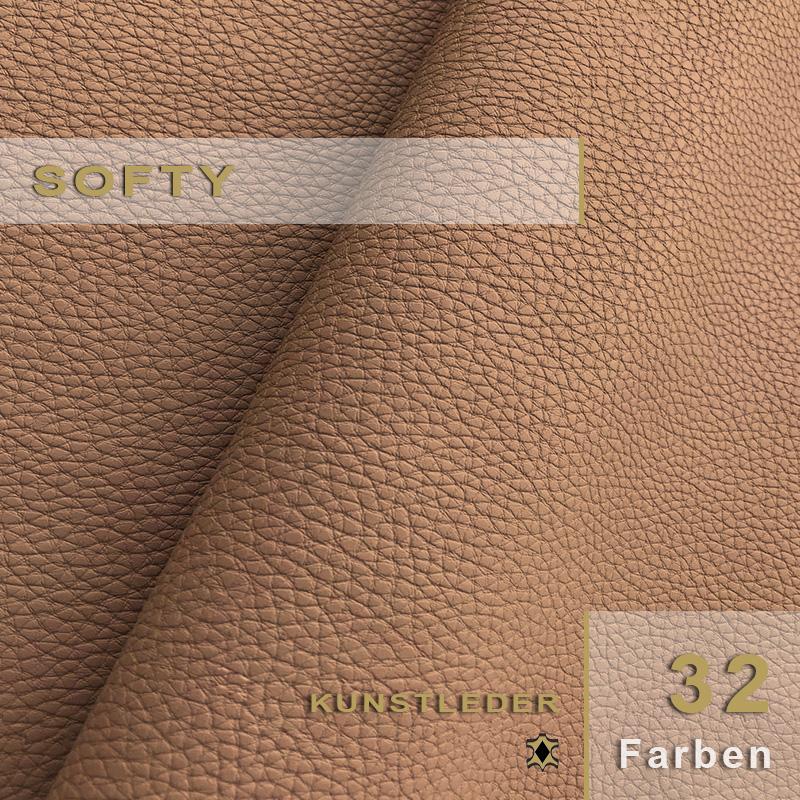 Geschmeidiges Lederimitat Softy für weiche Polstermöbel und haptisch angenehme Bezüge in vielfältigen Farbvarianten online erwerben.