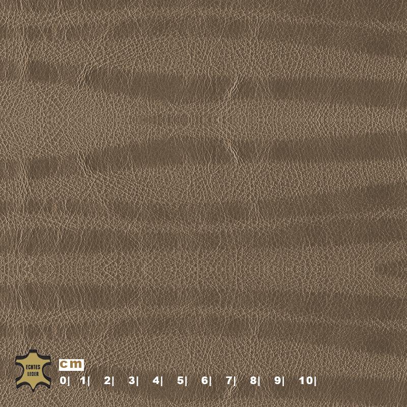Design-Leder | Zebraoptik (Lederprägung Zebra) sepia