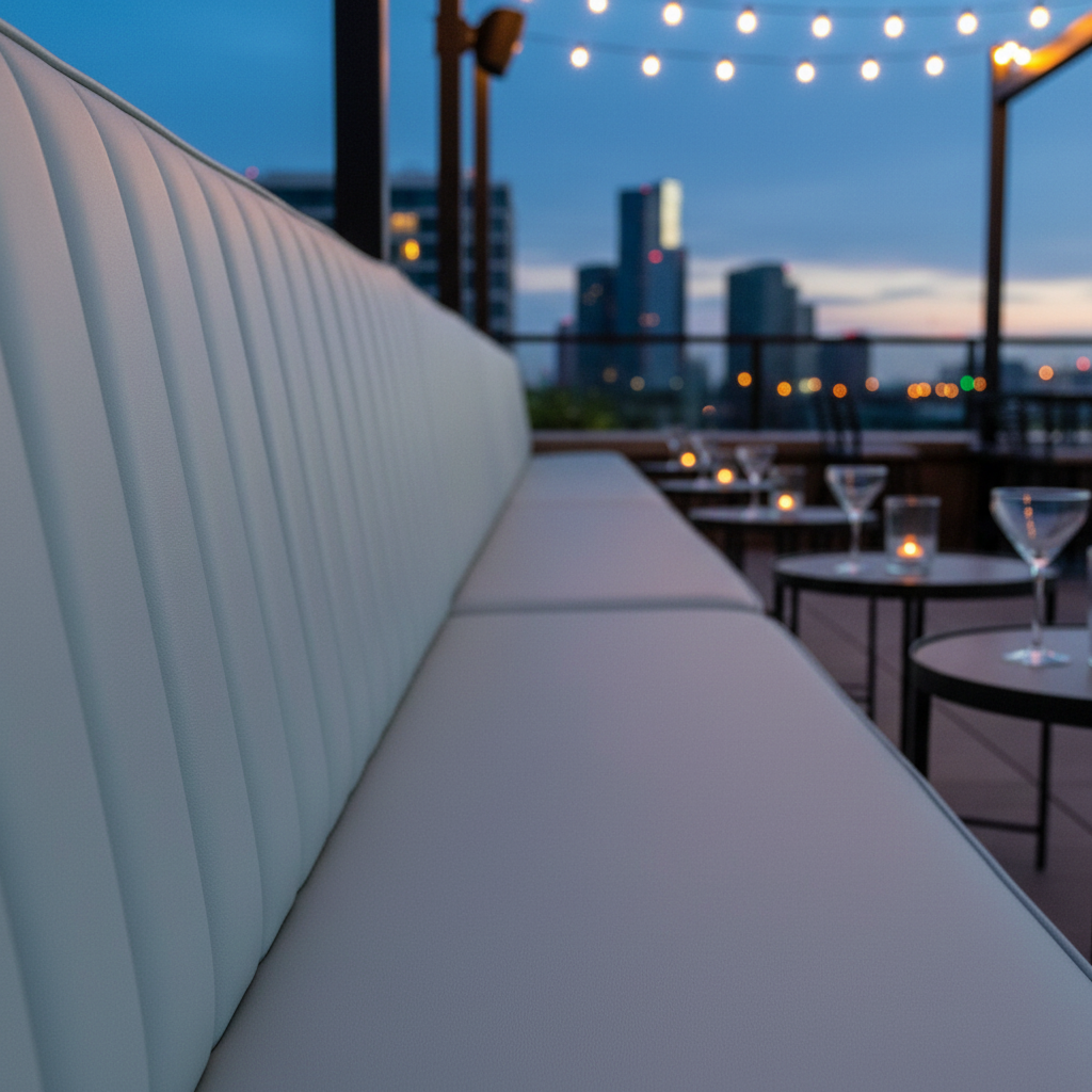 Pure Kombination | Kunstleder Outdoor perfekt grau | glatt