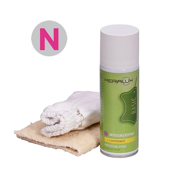 KERALUX Set N – Spezialpflege für samtige Rauleder und Nubuk-Oberflächen. KERALUX Set N für Wildleder und Nubukleder zur Auffrischung der Haptik und zum Schutz vor alltäglichen Verschmutzungen.