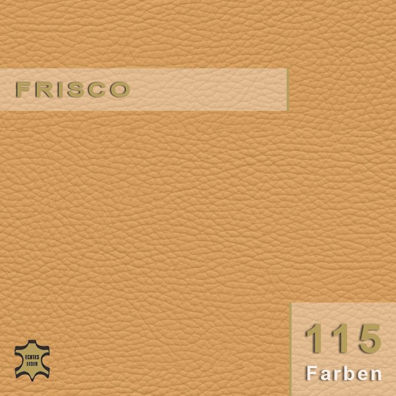Frisco Rindsleder in moderner Optik für belastbare Polsterungen und vielseitige DIY-Lederprojekte in breiter Farbauswahl.