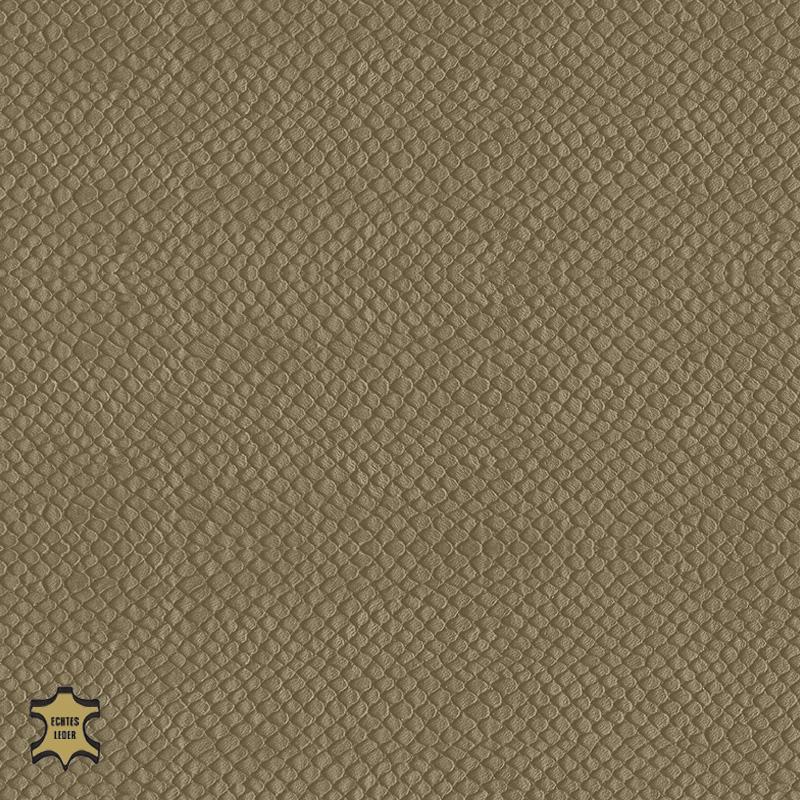 Design-Leder | Schlangenoptik (Lederprägung Snake) bright gray
