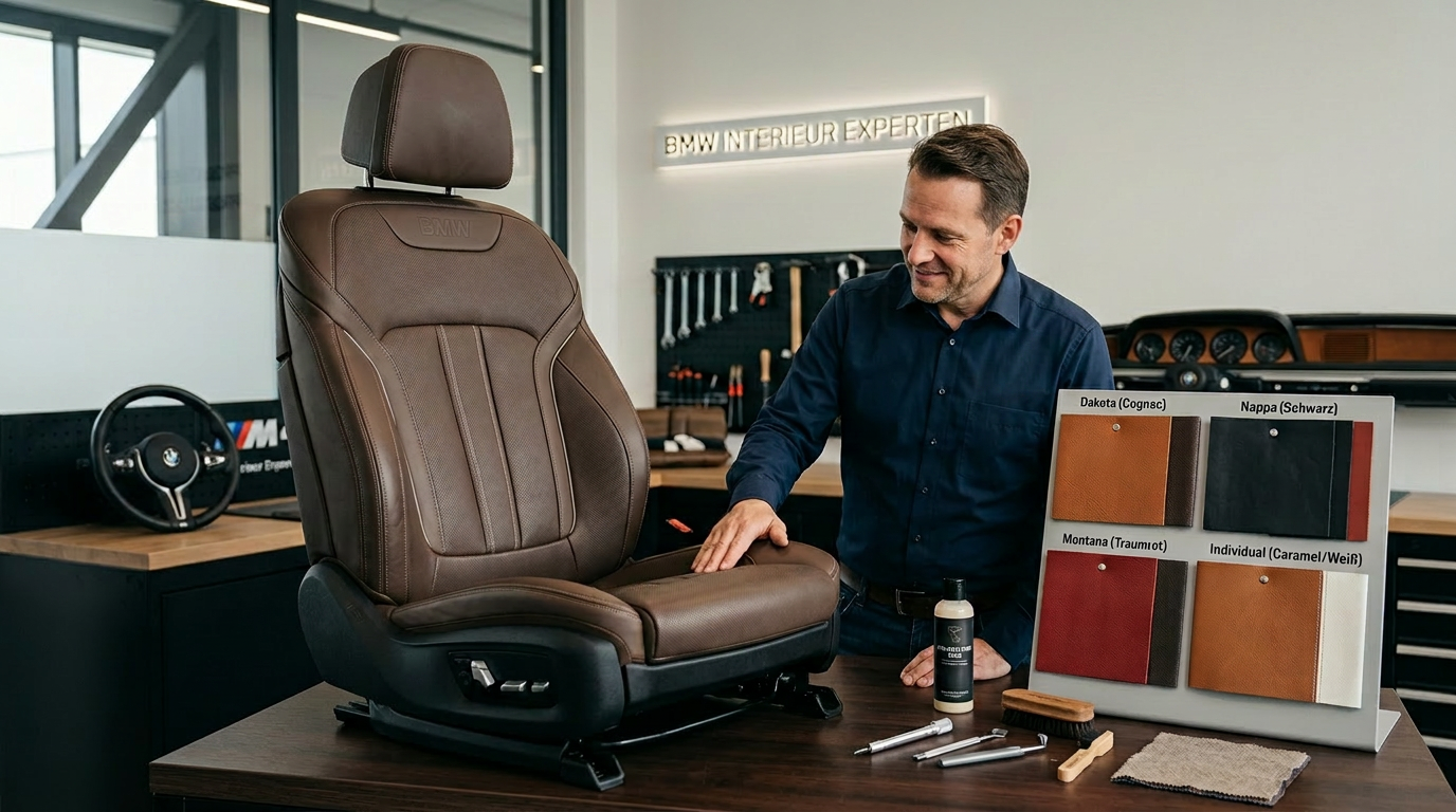 Sattler untersucht bayerische Interieur-Kultur und BMW Leder von Dakota bis Individual auf projektleder.de.