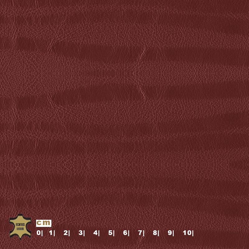Design-Leder | Zebraoptik (Lederprägung Zebra) wine red