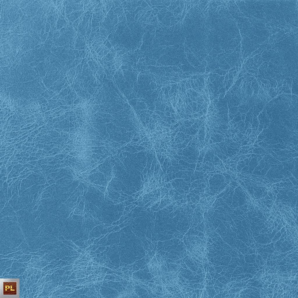 Staubblaues Echtleder Eterno Blue Polvere aus Italien