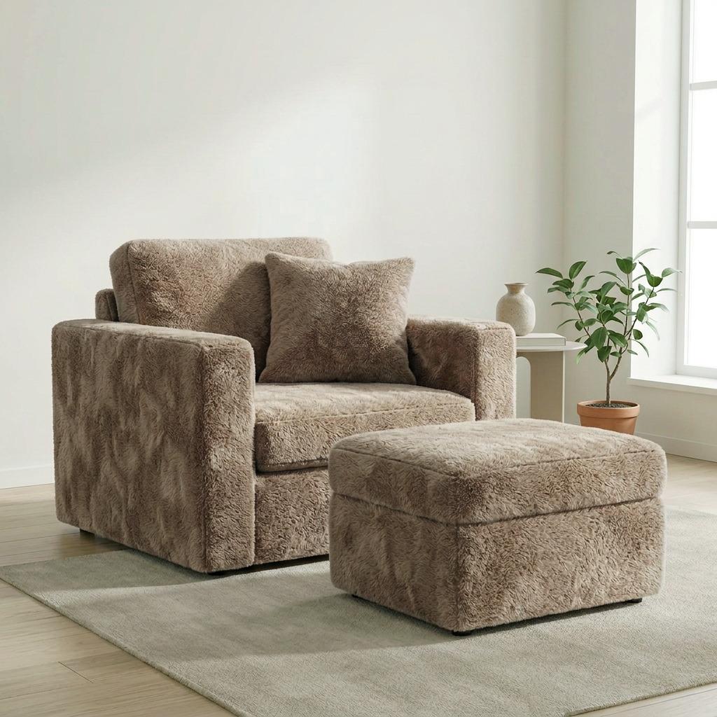 Flauschi | Polsterstoff minzi