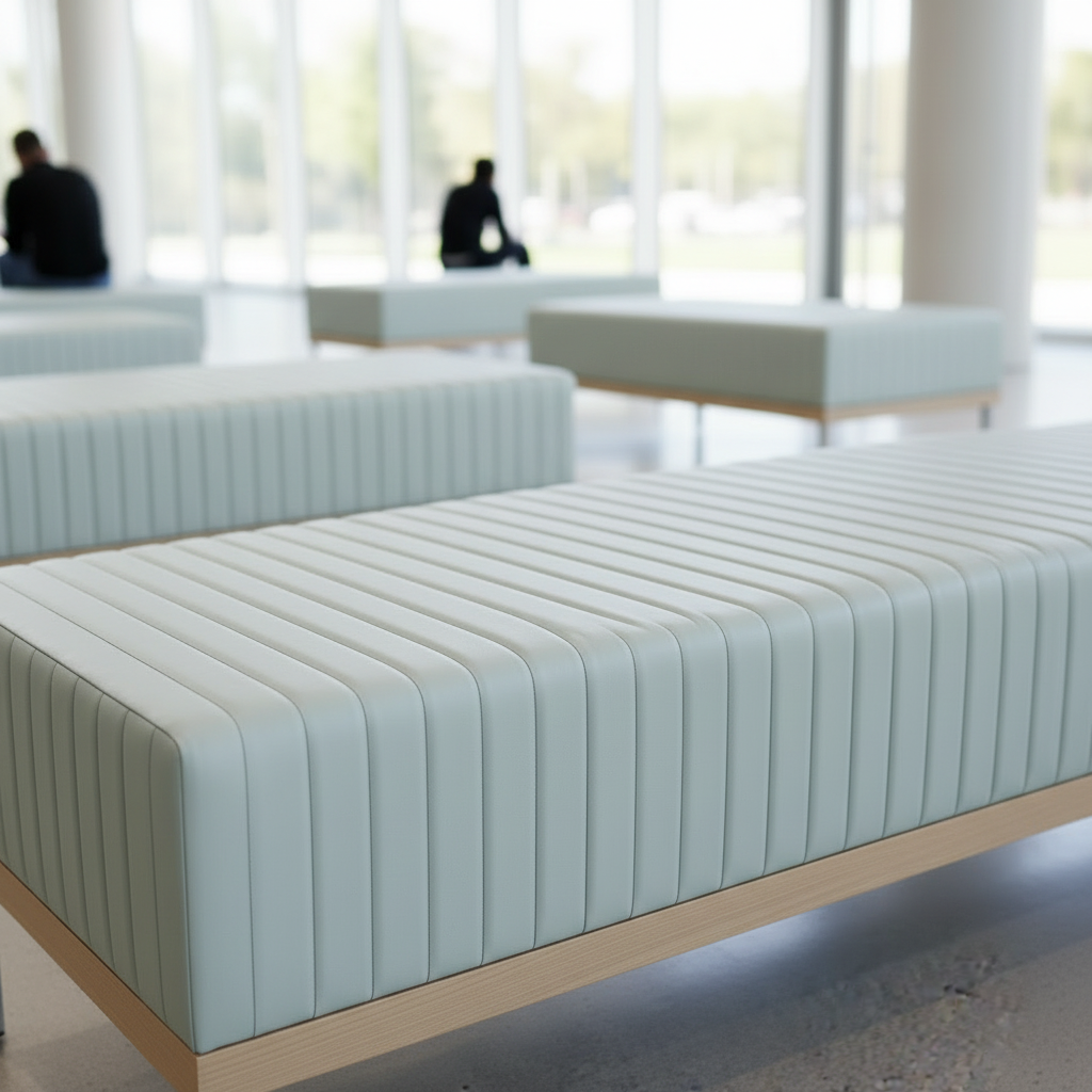 Pure Kombination | Kunstleder Outdoor perfekt grau | glatt